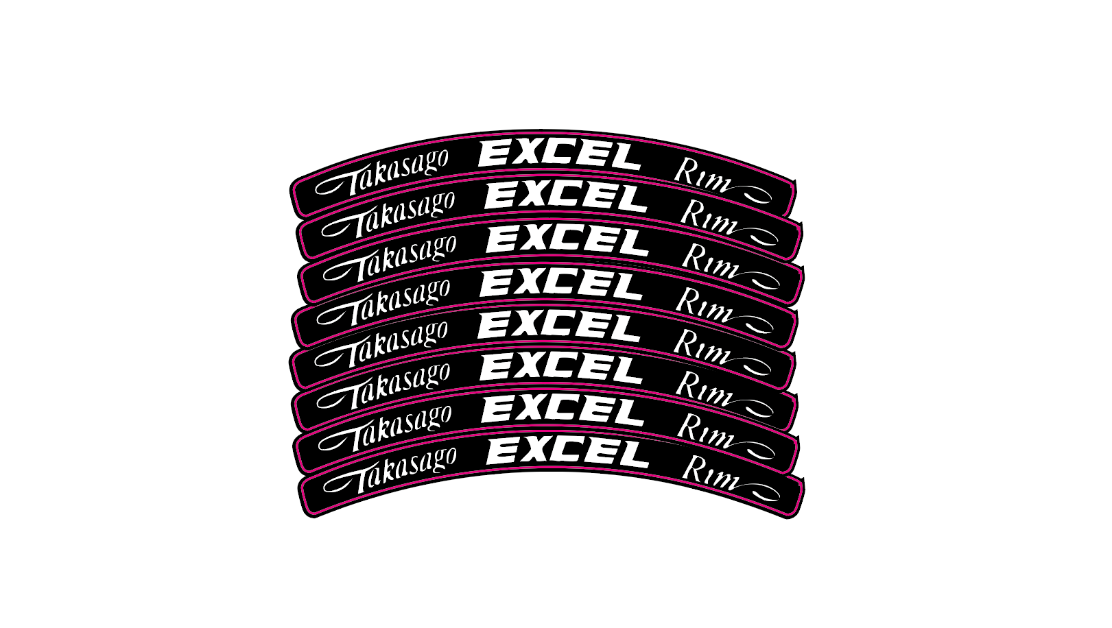 Excel Rim Decals