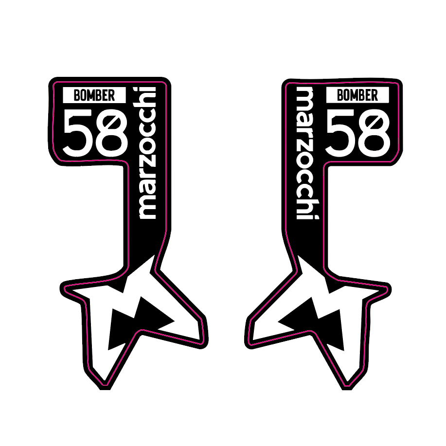 Marzocchi Bomber 58 Fork Decal
