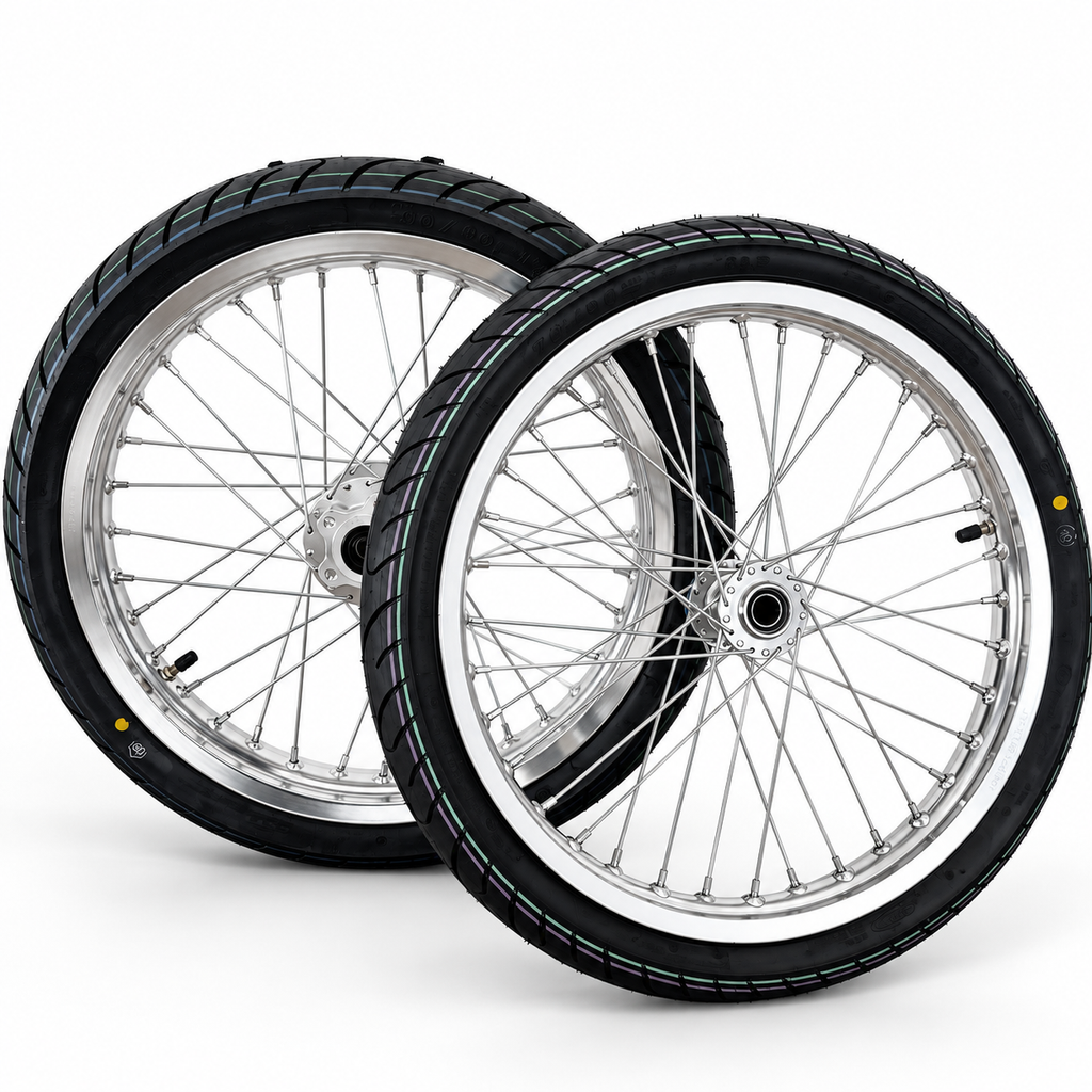 17" CST Chrome LBX/ERide Supermoto Kit