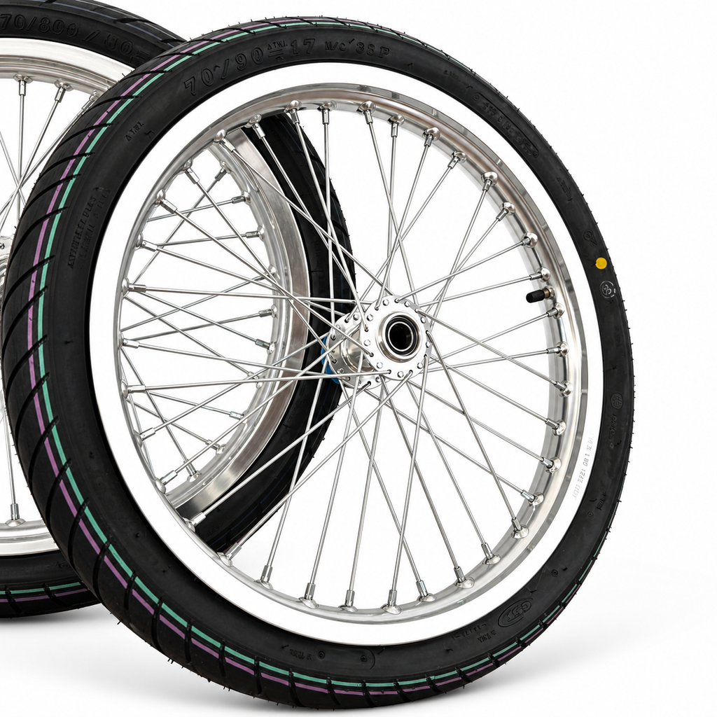 17" CST Chrome LBX/ERide Supermoto Kit