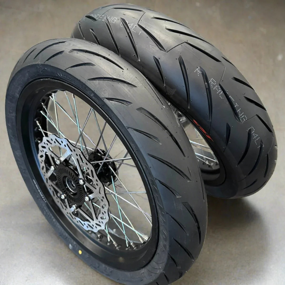 Ultra Bee Supermoto Wheel Set